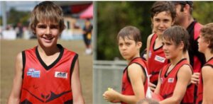 Young Jacob Dawson playing for Burleigh.