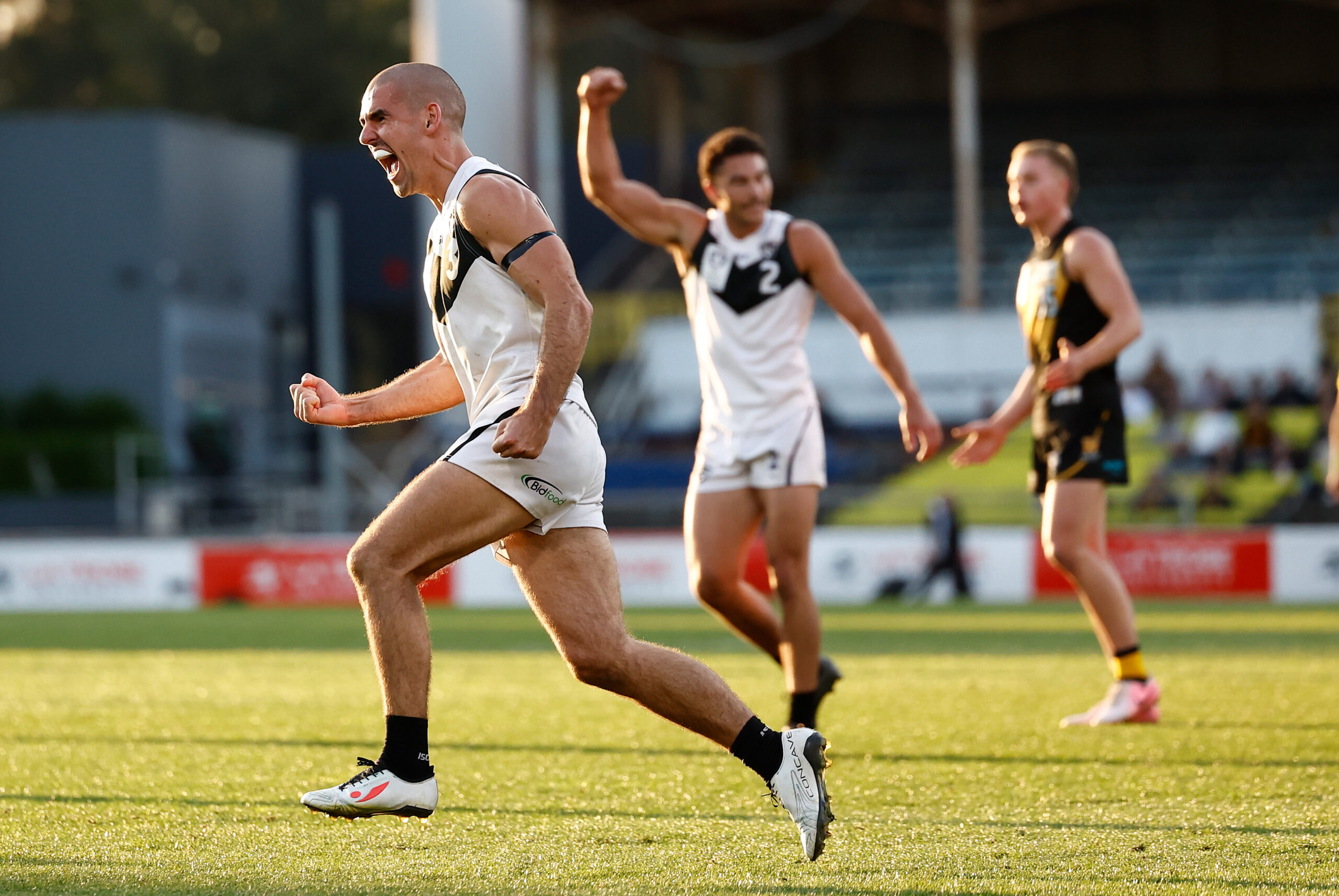 Jacob Dawson celebrates 100 games for Southport