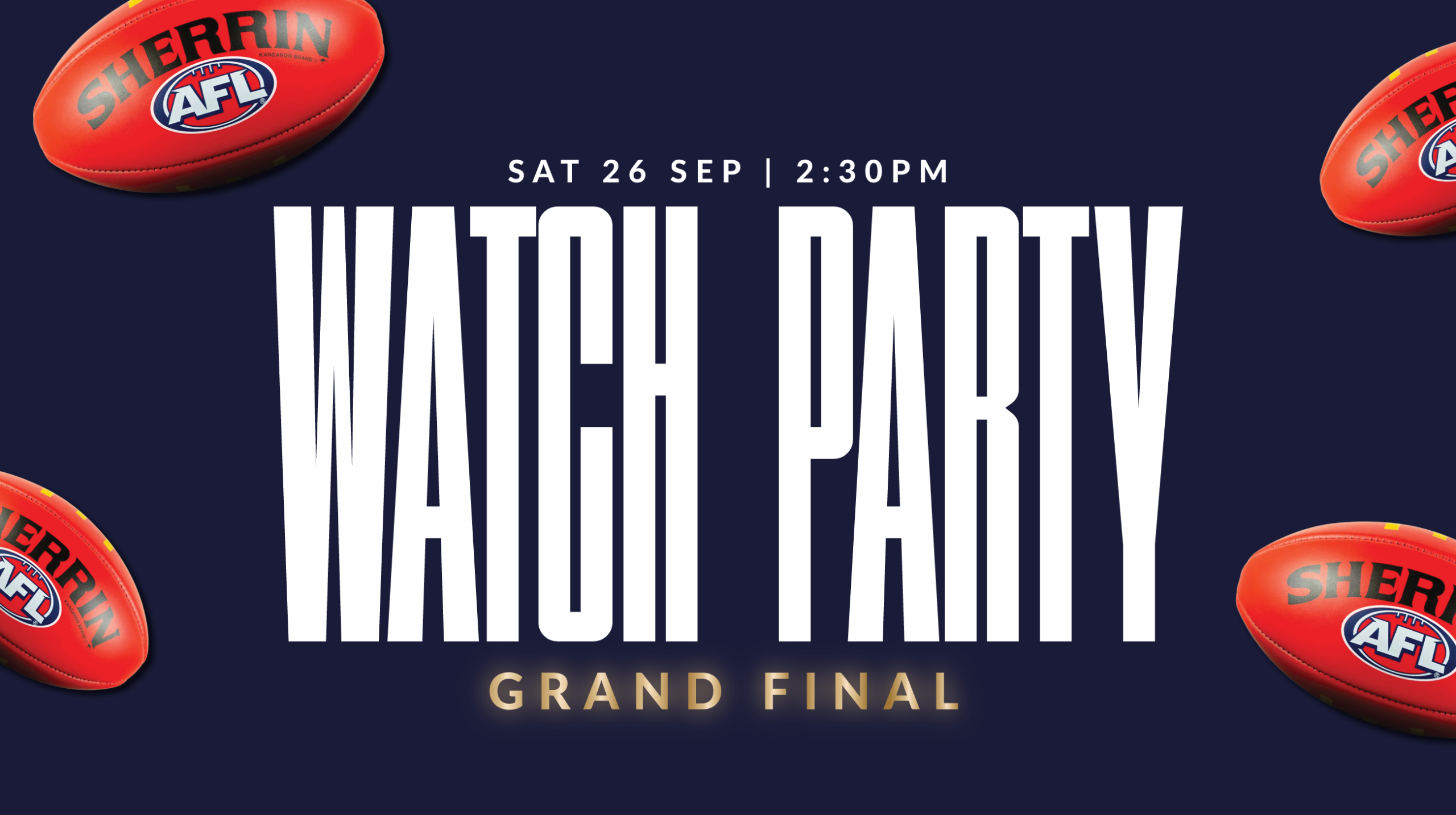 AFL Grand Final Watch Party