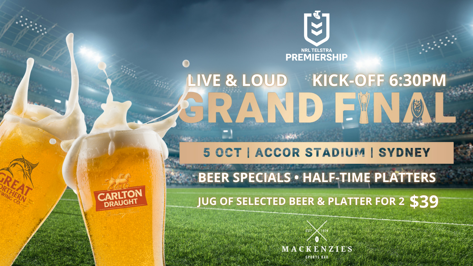NRL Grand Final Watch Party