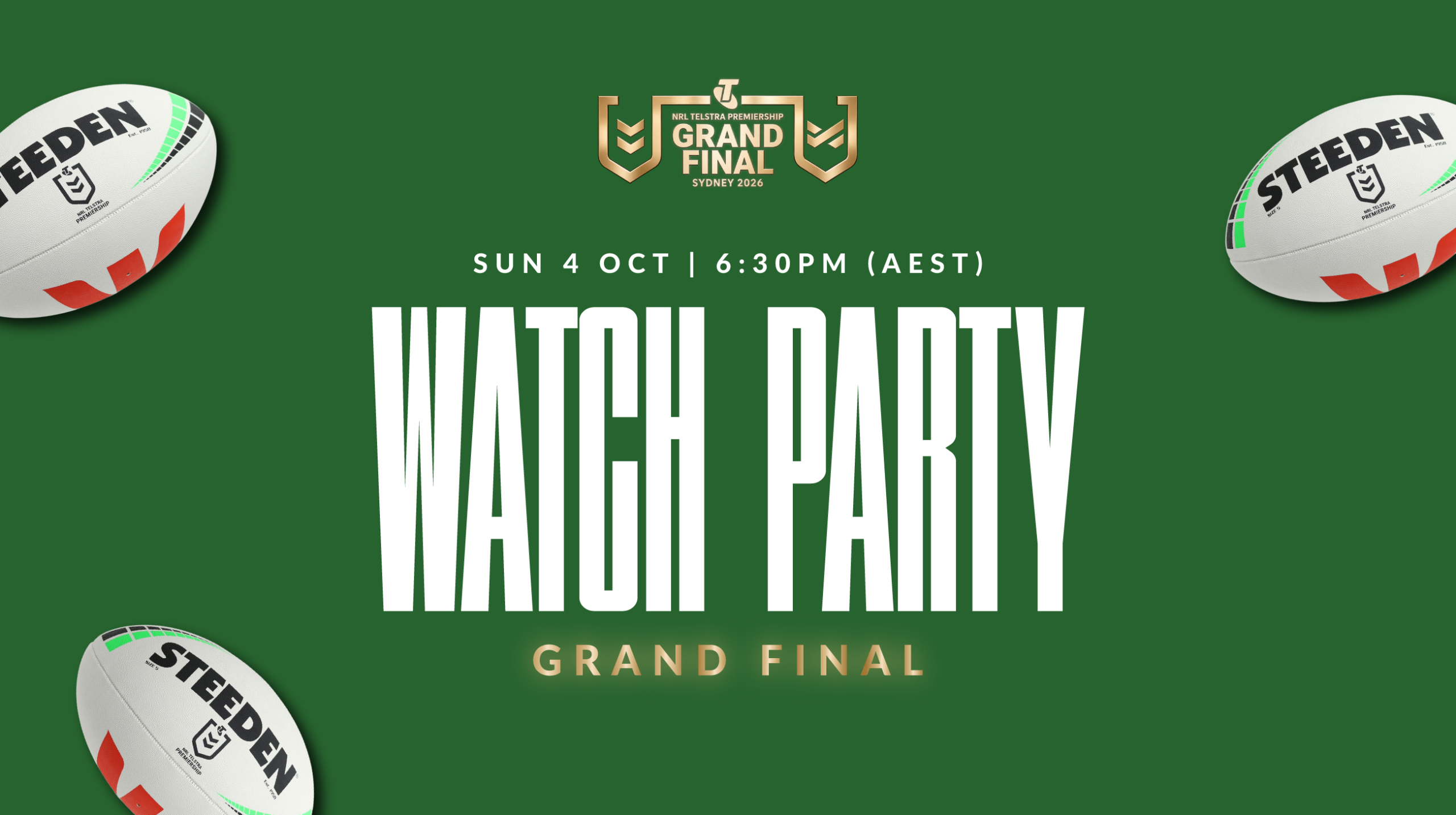NRL Grand Final Watch Party