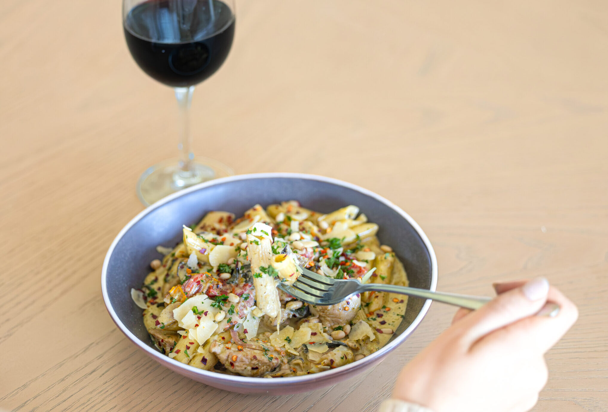 Wednesday $20 Pesto Pasta Night